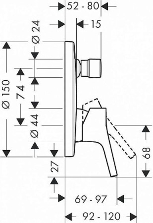 Смеситель HANSGROHE Talis S 72405000