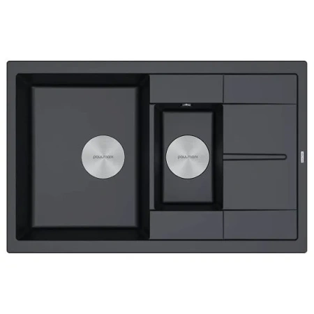 Кухонная мойка PAULMARK Flugen PM237850-BLM