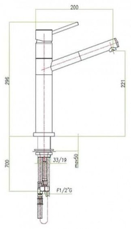 Смеситель FIORE Xenon 44CR5447
