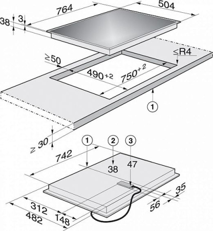 Поверхность MIELE km 5617