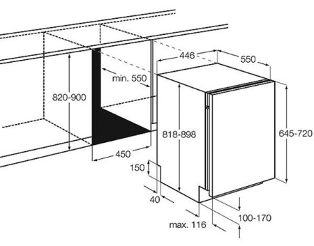 Посудомоечная машина AEG F 78420 VI1P