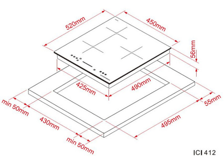 Варочная поверхность KUPPERSBERG ICI 412