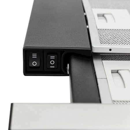 Вытяжка под шкаф KRONASTEEL Kamilla slim 600 1M black/inox