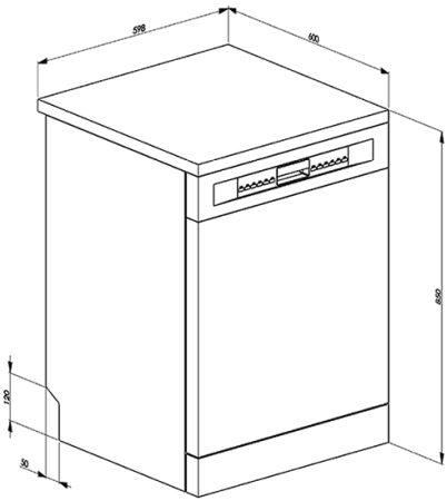 Посудомоечная машина Smeg LVS533XIN