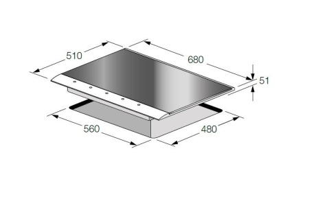 Варочная панель FULGOR QLH 705 G WK WH