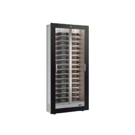 Винный шкаф EXPO SRL TBH-V10 - Охлаждаемый винный модуль Teca Vino" (цвет рамы: Teak Roble) + цветное освещение + пульт"