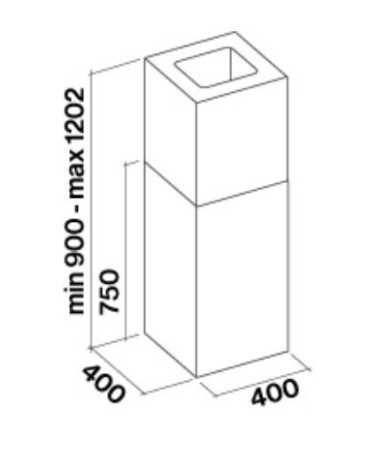 Вытяжка FALMEC MIRA ISOLA 40 CMFI40.E0P2#ZZZI491F