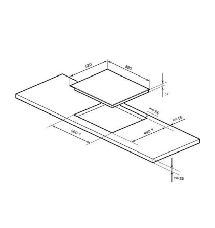 Варочная поверхность LEX EVI 641C GR