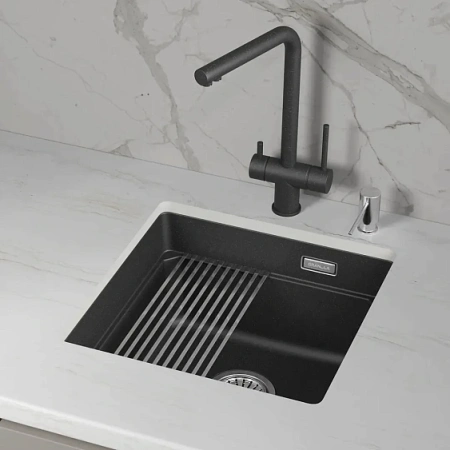 Кухонная мойка GRANULA KS-4501iU чёрный
