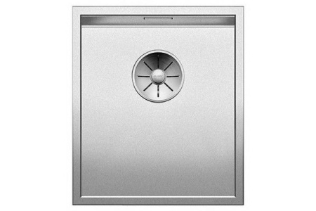 Кухонная мойка BLANCO ZEROX 340-U Durinox® отводная арматура InFino®нержавеющая сталь 521556