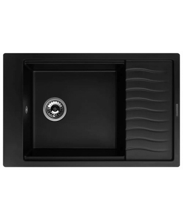 Кухонная мойка KUPPERSBERG MILA 1B1D BLACK METALLIC