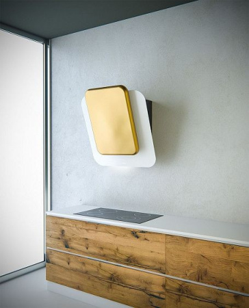 Вытяжка SIRIUS SLTC103 SQUARES white/gold