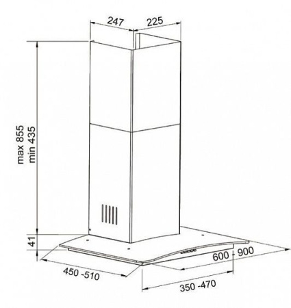 Вытяжка SCHAUB LORENZ SLD DW6704