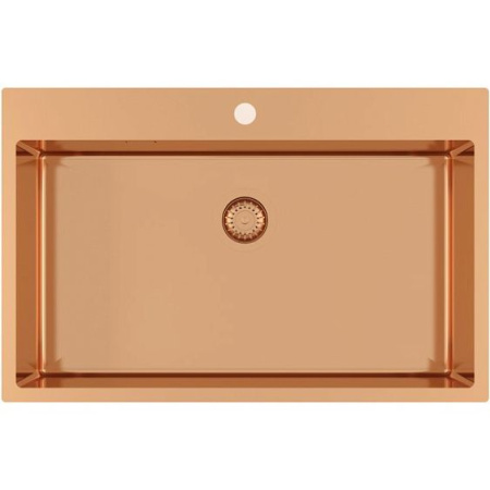 Кухонная мойка AQUASANITA Aira Air100M-C (медный)