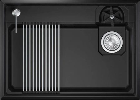 Кухонная мойка GRANULA 7308R шварц