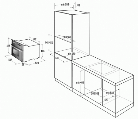 Микроволновая печь GORENJE boc 5322 ax