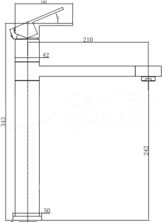 Смеситель OULIN OL-8015