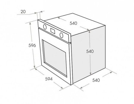 Духовой шкаф Maunfeld CEOF 656 B