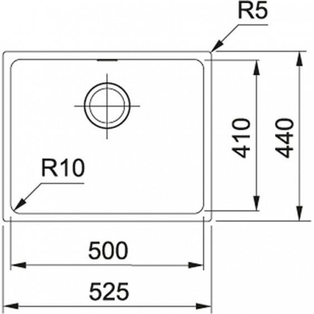 Кухонная мойка FRANKE SID 110-50 серый