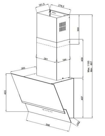 Вытяжка KUPPERSBERG F 600 C