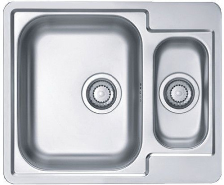 Кухонная мойка ALVEUS Maxim 50 SAT-90 1089612 (в комплекте с сифоном 1130555)