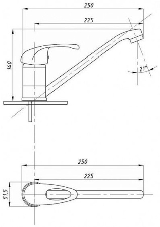 Смеситель TSARSBERG TSB-640-1109