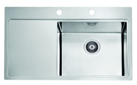 Кухонная мойка ALVEUS Pure 50 R KMB-90 1103653 (в комплекте с сифоном 1127252)