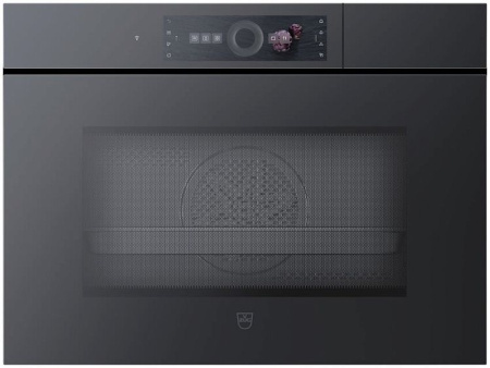 Паровой шкаф V-ZUG CombiSteamer V6000 45M PowerSteam CSM6T-23047 чёрное стекло