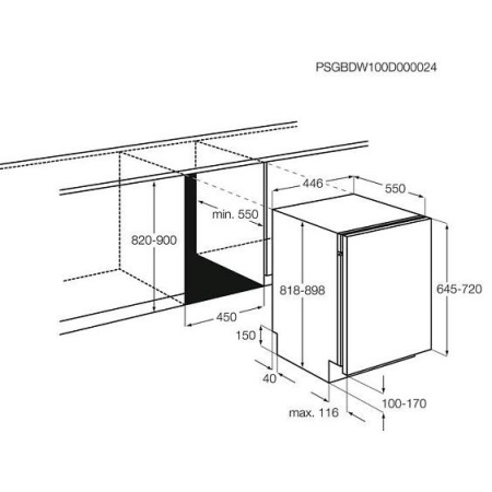 Встраиваемая посудомоечная машина Zanussi ZDV91204FA