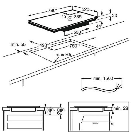 Варочная поверхность AEG IAE84851FB