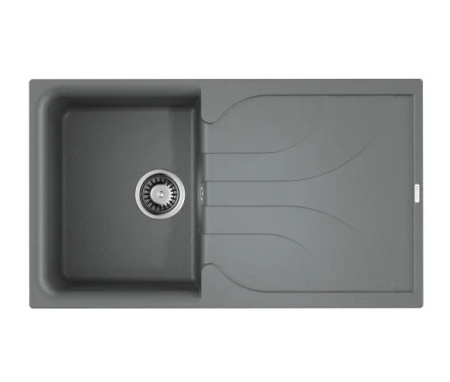 Кухонная мойка OMOIKIRI Yasugata 86-GR Tetogranit/leningrad grey (4993546)