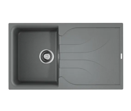 Кухонная мойка OMOIKIRI Yasugata 86-GR Tetogranit/leningrad grey (4993546)