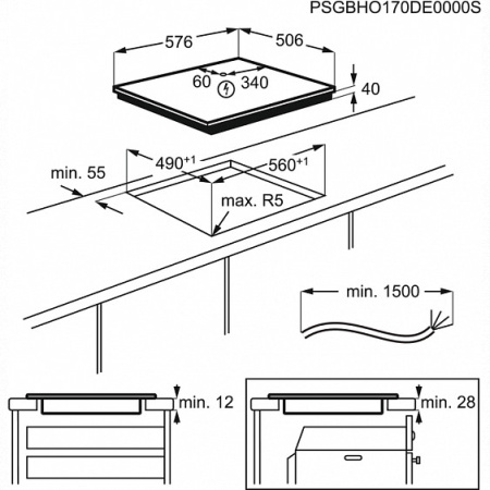 Поверхность ZANUSSI CPZ6466KX