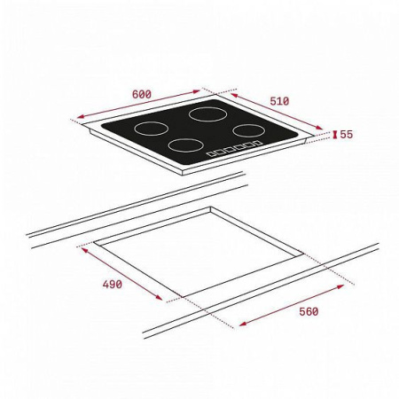 Варочная панель TEKA IZ 6320 white