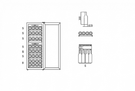 Винный шкаф WINE CRAFT BC-38BZ Grand Cru