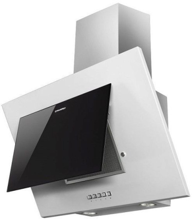 Вытяжка MAUNFELD TOWER CS 60 нержавейка/ чёрное стекло