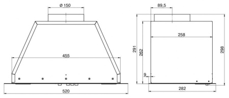 Вытяжка ELIKOR Flat 72П-650-К3Д Белая