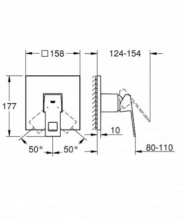 Смеситель GROHE Eurocube 24061000