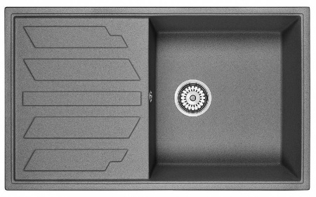 Кухонная мойка GRANULA GR-8601 графит