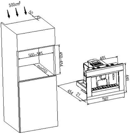 Кофемашина MAUNFELD AMCM1503S