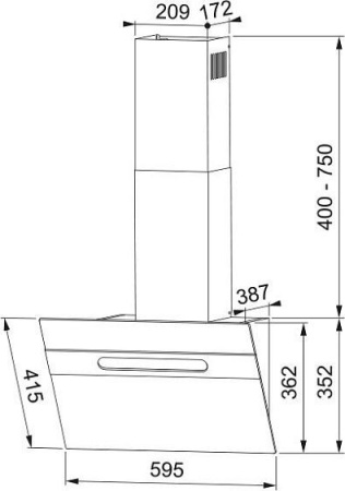 Вытяжка FRANKE STERLING 60 WH (330.0702.956)