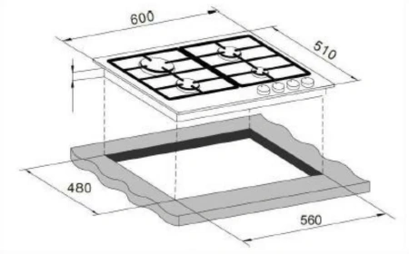 Варочная поверхность GORENJE GT641AKB2