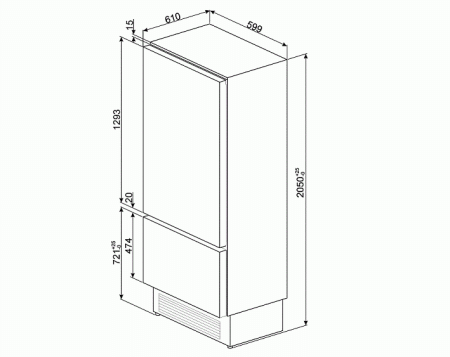 Винный шкаф SMEG WI66LS