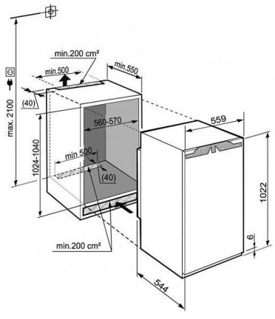 Холодильник LIEBHERR ik 1950