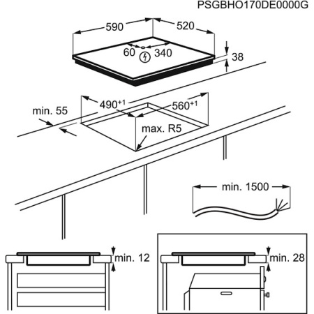 Поверхность ZANUSSI CPZ6431KF