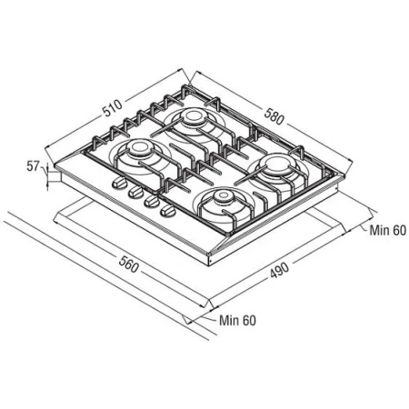 Поверхность SIMFER  h60v31o501
