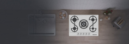 Встраиваемая газовая варочная панель Remenis REM-2153 inox