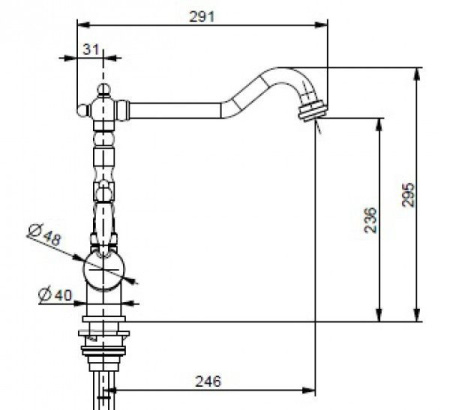 Смеситель FRANKE 115.0370.685 FRANKE Old England Clear Water с фильтрацией, з