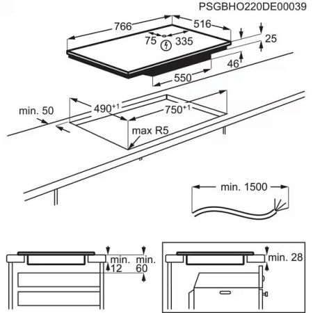 Варочная поверхность AEG IAE84411XB