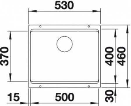 Кухонная мойка BLANCO ETAGON 500-U SILGRANIT PuraDur серый беж гранит 522234